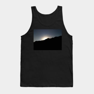 Sunset on Etna volcano Tank Top